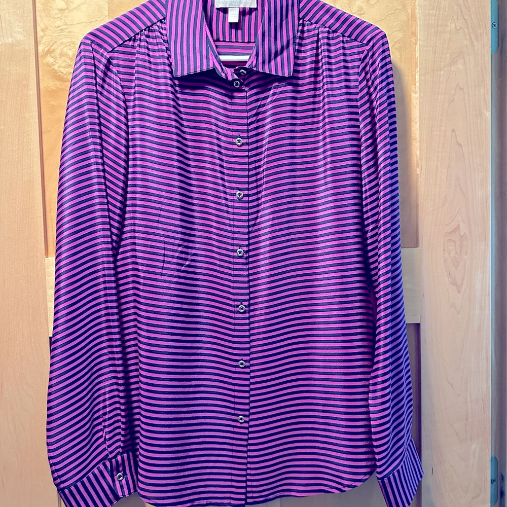 Banana Republic silk long sleeve blouse.